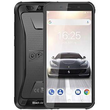 Telefono Resistentes, Blackview BV5500 Pro Android 9.0 Dual SIM 4G Movil Robusto, 3GB+16GB, 8/0.3MP+5MP, 4400mAh Batería, Pantalla 5.5 HD+ IPS Movil Todoterreno, MT6739, NFC/Face ID/GPS - Negro