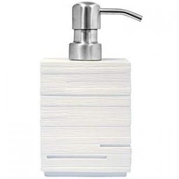 Ridder 22150501 Brick - Dispensador de jabón líquido, Color Blanco