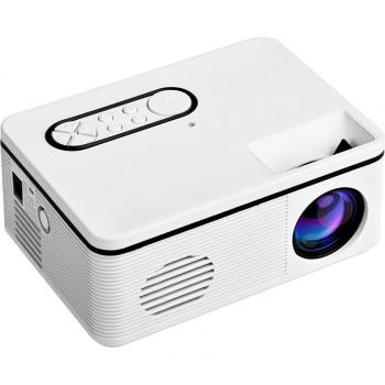 Mini Proyector LED Portátil Aibecy S361, Soporte 1080P, 600 Lúmenes, Altavoz Incorporado, Proyector Multimedia para Cine en Casa