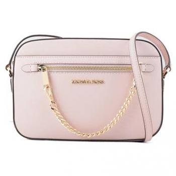 Bolso cruzado grande Michael Kors para mujer 35S1GTTC7LPOW (24x18x6cm) con cadena, color Powder Blush
