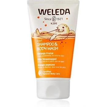 WELEDA 2 en 1 Champú y Gel de Ducha Naranja Frutal