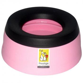 Bebedero antigoteo para perros y gatos color Rosa Road Refresher Bebedero de mascotas antiderrames pequeño rosa