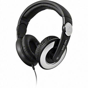 Sennheiser HD 205 II - Auriculares de diadema cerrados, negro