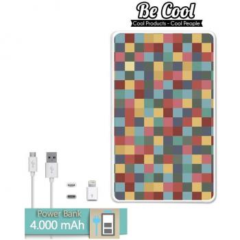 Becool® - Batería Externa Power Bank 4000 mah + Gratis 1 cable USB-MicroUsb