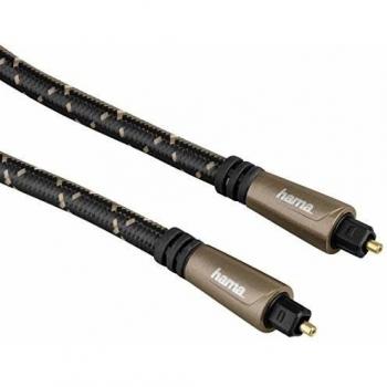 Cable Óptico Toslink de 3m con Conectores de Metal y Diseño Trenzado