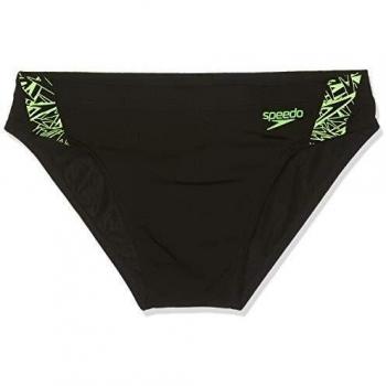 Speedo Boom Splice 7cm Brief Traje de Baño, Hombre, Negro