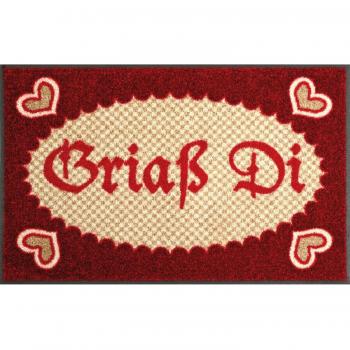 Wash+Dry - Alfombra Griaß Di 50x75, Rojo