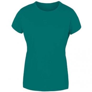 Camiseta de montaña Joluvi algodón peinado esmeralda mujer