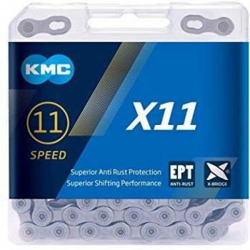 KMC X11 EPT Chain, Dark Silver, 118 Link