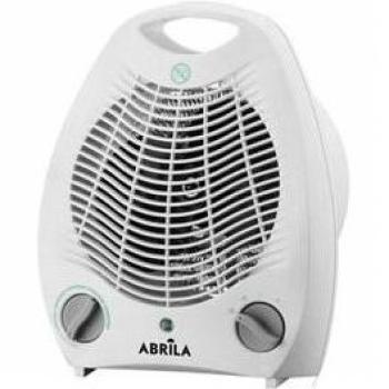 Termoventilador eléctrico vertical 2000W blanco con termostato, 2 potencias, 3 funciones y sistema de seguridad (29,5x21,9x13,1cm)