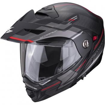 Casco SCORPION ADX-2 Carrera Negro Mate/Rojo XS 54-55