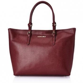 Kesslord Kabas - Bolso de hombro para mujer, color Bordeaux, talla Talla única