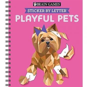 Brain Games - Sticker by Letter: Playful Pets