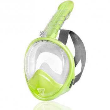 Spokey Máscara de Snorkel Zumi Jr - máscara snorkel para niños, diseño ergonómico, visor panorámico, sistema de respiración fácil, correa ajustable, protección UV