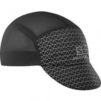 SALOMON Air Logo Cap Gorra, Unisex Adulto, Black/Reflective Black, Talla Única