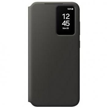 Funda con Tapa Inteligente Samsung Smart View Wallet para Galaxy S24 FE - Negra