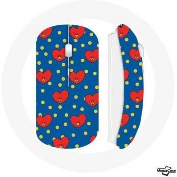 Ratón Inalámbrico BTS Bangtan Boys BT21 TATA Fondo Azul