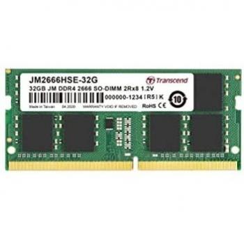 Memoria RAM Transcend 32 GB DDR4 2666 MHz SO-DIMM