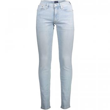 Gant Light Blue Slim-Fit Cotton Jeans - W29 | L34