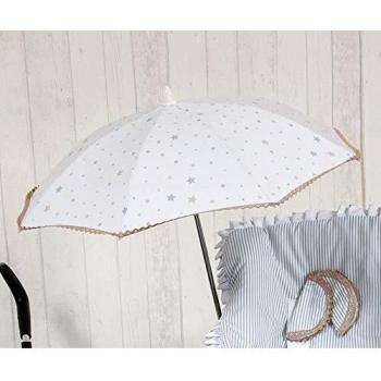 Babyline Destellos - Sombrilla para silla de paseo, color beige