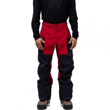 Pantalones de Nieve/Ski Shralpinist de Hombre Jones en Goretex Pro Reciclado Color Rojo Seguridad Talla L