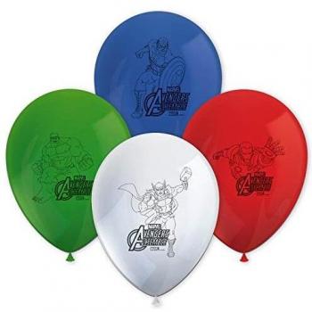 Procos-84667 Marvel Vengadores, Globos Impresos, multicolor