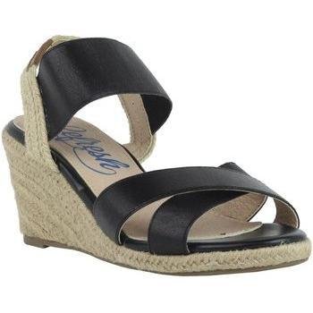 Zapatos de cuña de Mujer REFRESH 61778 ELAST NEGRO