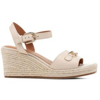 Sandalias de Cuña Geox para Mujer en Color Beige Claro