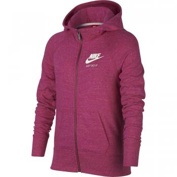 Nike G NSW VNTG FZ Chaqueta, niñas, Rosa Active Pink/Sail, M