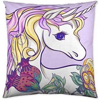 Icehome S2800491 Funda de Cojín Dream Unicorn, 60 X 60 Cm