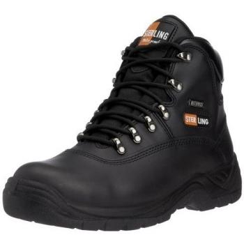 Sterling Safetywear Sterling Steel SS812SM SS812SM - Botas de cuero para hombre, color negro, talla 9 UK