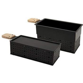 Coffret Raclette y Fondue a la Bougie para 2 Personas con Libro de Recetas - Cookut