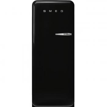 Frigorífico-Congelador SMEG FAB28LBL5 Retro Años 50 Negro Bisagra Izquierda Clase D 1 Puerta 153cm