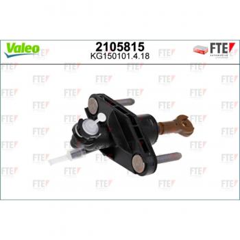 Cilindro maestro de embrague VALEO 2105815 / Cilindro principal de embrague FTE 2105815