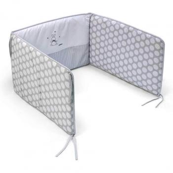 Cambrass Ter - Protector de cuna, 67 x 40 cm, color gris