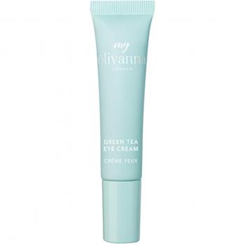 Olivanna Green Tea Eye Cream - Crema de ojos 15 ml unisex, hidratante, formulada con té verde