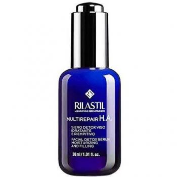 Rilastil Multirepair H.A. Serum 30ml - Deep repairing serum with hyaluronic acid, suitable for all skin types, provides hydration and revitalization, helps reduce signs of aging, improves skin elasticity and firmness, enhances skin texture