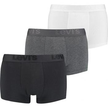 Levi's - Pack de tres bóxers de punto de hombre multicolor, incluye colores negro, gris y blanco, talla M