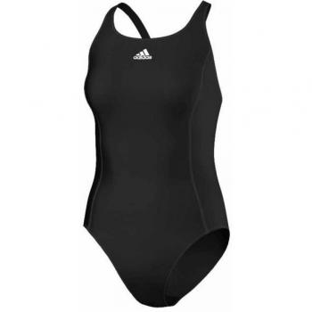 adidas I ESS 1PC - Bañador para mujer, color negro / plata, talla 32