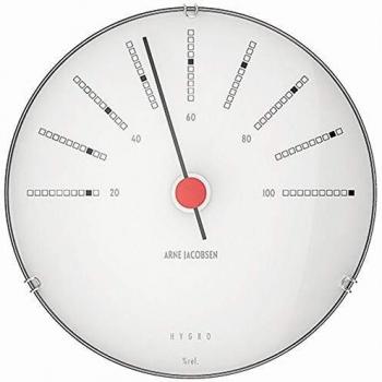 Arne Jacobsen Bankers Reloj de Pared, Roble, 12 cm