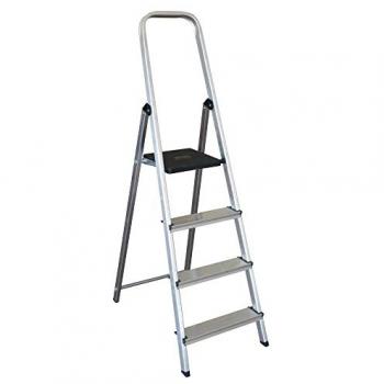 Escalera de Tijera K-Office de Aluminio, 4 Peldaños