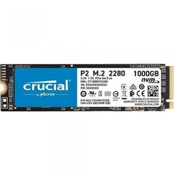 Crucial P2 CT1000P2SSD8 1 TB Internal SSD, Up to 2400 MB/s