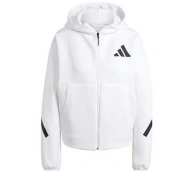 adidas Z.N.E. Zip Hoodie Women White, Size M