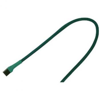 Cable de Extensión para Ventilador 3-Pin Molex, 60 cm, Verde