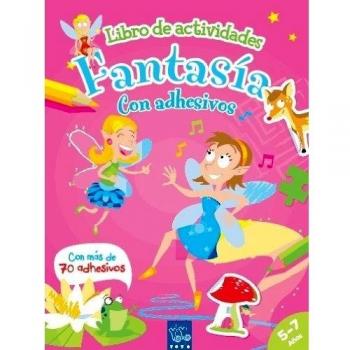 Fantasía: Libro de actividades con adhesivos y escenarios desplegables - YOYO