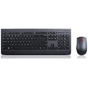 Kit Teclado y Ratón Inalámbrico Profesional Lenovo 4X30H56816 - Layout Italiano, Color Negro, 1600 DPI