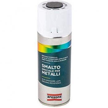 Bomba de Pintura Especial Metales Negro Intenso Brillante - 400ml