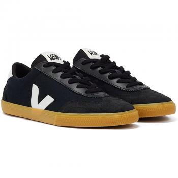 VEJA Volley Canvas & Leather Sneaker Black 38