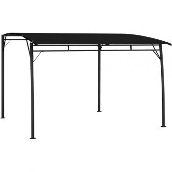 3x3m Anthracite Garden Sunshade Awning with 2.55m Height