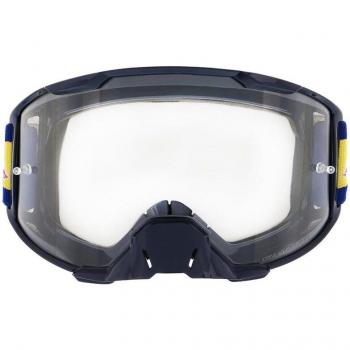 Gafas de ciclismo Red Bull SPECT Eyewear Strive 013, lente simple brillante, color azul, diseño único